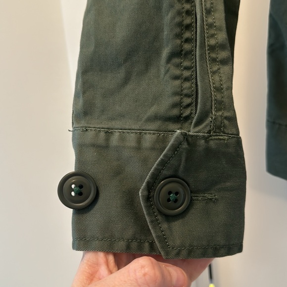 Lands End Green Utility Jacket Sz XS - Picture 8 of 8